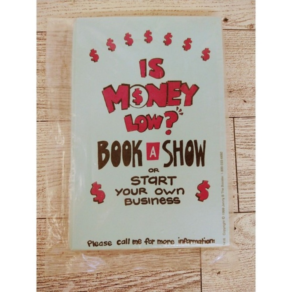 1999 MLM Book A Show Cards Jenny B The Booster Direct Sales Set‎ of 25 Bundle